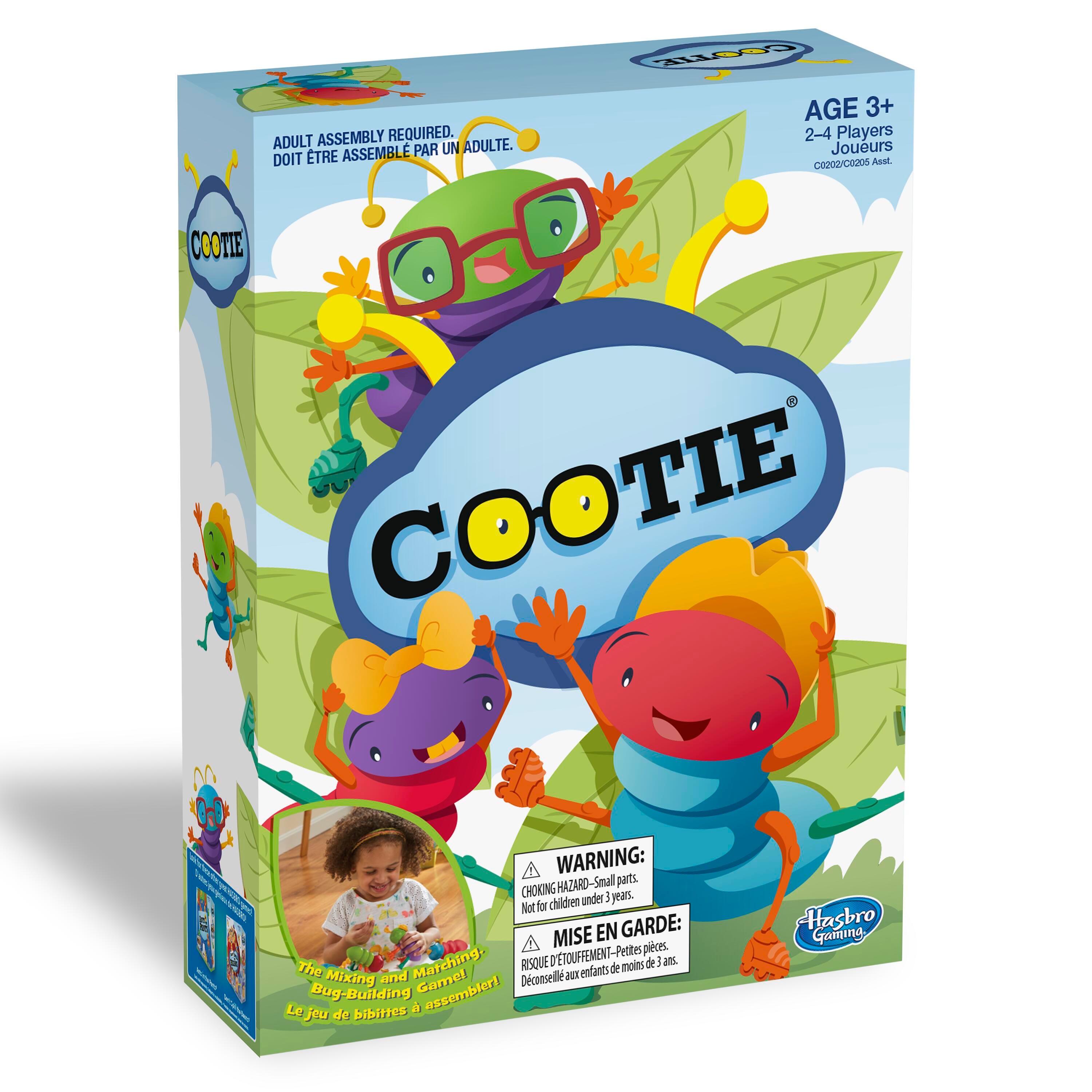 Hasbro Cootie Bug Building Game, Ages 3 and Up